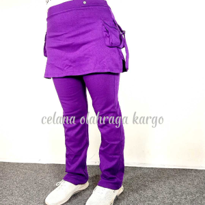 Celana senam rok Olahraga wanita celana senam kargo wanita