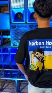 Kaos Korban Horeg Sound System Katun Combed 24s Pria