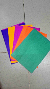 {200 tờ} Giấy cúng ngũ sắc đẹp vải 5 màu 16x22cm