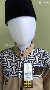 Baju Koko Anak Laki Laki Setelan Muslim Anak Lengan Panjang Terbaru Motif Falcon 2025