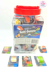 50pcs SUSHI GUMMY SOFT CANDY/loot bag fillers/paninda/giveaways/party favors.