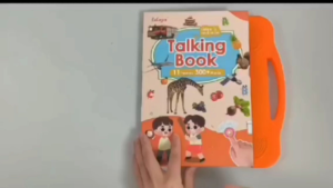 Kids English Talking Sound Book | Touch to Learn 300+ Words Early Educational Toy for Toddler 3+ Years Old