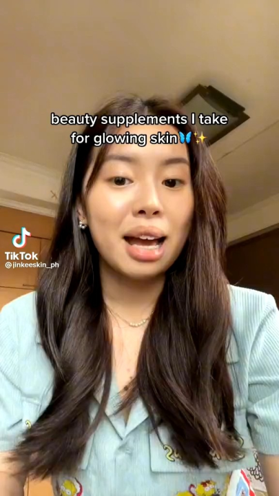 Jinkee skin jinkee glow collagen peptide + glutathione whitening