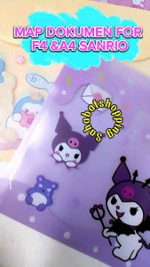 Sahabat Shopping - Map Dokumen F4 A4 Sanrio Terbaru - Tas Dokumen Map Serbaguna Karakter Sanrio