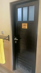 Rak handuk kamar mandi stainless /Gantungan handuk lipat
