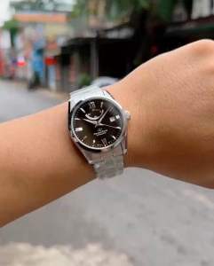ĐỒNG HỒ NAM CHÍNH HÃNG ORIENT STAR RK-AU0004B Automatic Black Dial Sapphire Silver Stainless Steel For Men