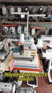 máy vắt sổ SIRUBA 747-E  mới 90%  máy nhật