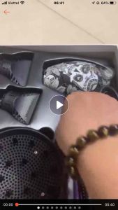 MÁY SẤY TÓC HÌNH TRỨNG 8081 PHIÊN BẢN TATOO