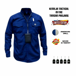 Grosir Kemeja M-Tac Tactical Drill Kemeja lapangan Kemeja Kantor Kemeja Atasan pria Hijau Army