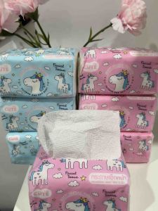 [ขายดี]CUTE PREMIUM FACIAL TISSUE POP UP กระดาษเช็ดหน้า เกรดพรีเมี่ยม ซอฟท์ หนา 3ชั้น 210แผ่น 10แพ๊ค
