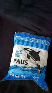 Paus 7W Sarung Tangan Rajut Kerja / Safety Warna Putih