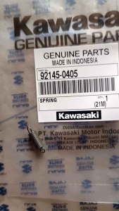 PER AS VERSENELING ZX130 SPRING OPERAN GIGI KAWASAKI ZX130 PER AS PERSENELING ZX130 PER AS OPERAN GIGI ZX130 92145-0405