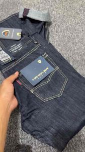 Jeans Pria Garment Non Stretch Denim Slim Straight Warna Medium Washed - Bawahan Kasual Premium