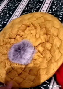 Topi Rajut Nanas Anak Perempuan: Pineapple Beanie Hat Import Korean Style