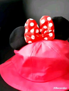 T.I - Topi Anak Perempuan Oops Minnie Pita Bucket Hat Import