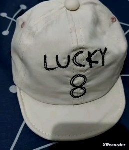T.I - Topi Bisbol Anak Laki Perempuan Lucky 8 Bordir Baseball Hat Import