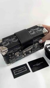 Túi Hộp Trunk EDMOND MASION MONOGRAM đeo chéo EDM size 20cm