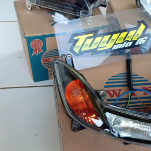 Paketan Lampu Custom Smoke Oren Mio Smile Merk Win