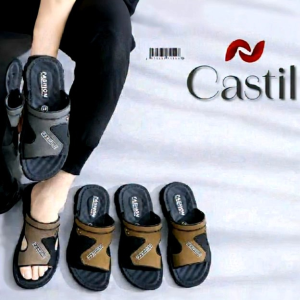 sandal slide CASTIL sandal karet mewah anti slip