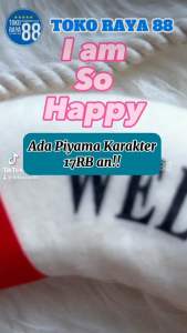 [SPY-RF123] TOKO RAYA 88 Setelan Baju Bayi 3-18 Bulan RED FOREST I Am So Happy Kaos Piyama Anak Laki-laki & Perempuan Lengan Panjang Baju Tidur Motif Karakter Cewek & Cowok Termurah Terlaris Original Lucu Elegan Halus Lembut Adem Berkualitas