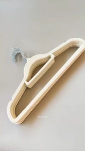 10PCS 360° Rotate Flocking Fabric Premium Velvet Hanger Non-slip Hanger Baju Penyangkut Baju Clothes Hanger 防滑衣架