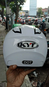 Helm Kyt Kyoto Putih Murah - Helm Half Face Kyt Kyoto Pria Keren/Tod Kyros