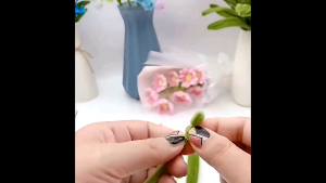 ลวดกำมะหยี่หนานุ่มสีพาลเทล/สีสดหนานุ่ม100เส้น ยาว31ซ.หนา6ซ.แบบหนา