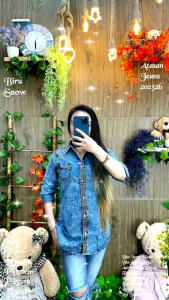 Kemeja Jeans Wanita 2023: Kualitas Import 250gram