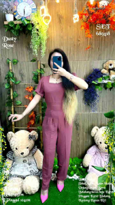 Setelan Wanita 689418 detail keterangan ada digambar import kualitas import 330gram