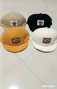 T.I - Topi Pet Bear Future Corduroy Anak Laki Perempuan Baseball Hat Import