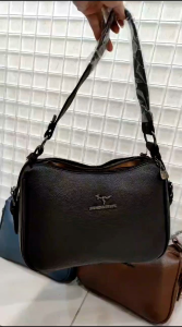 H3101(6722) NEW ARRIVAL SLINGBAG 2 STRAPS KANGAROO WOMENBAG
