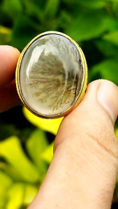 Cincin Batu Akik Langka Bermotif Akar Serabut