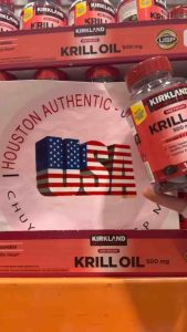 [ ĐỦ BILL STORE + AIR] Dầu nhuyễn thể Kirkland Krill Oil Omega3 + Astaxanthin 500mg 160 viên _ Live mua hàng tại Mỹ