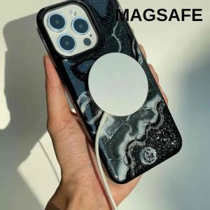 MagSafe Black Silver Signature - Gemme More - เคสไอโฟน เคสซัมซุง เคสกันเลนส์ กันกระแทก กันหน้าจอ