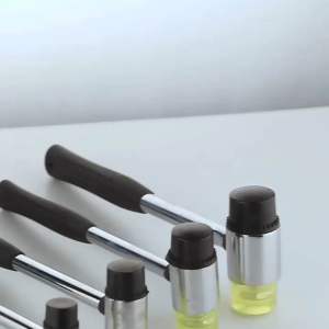 Búa cao su 2 đầu vàng đen hàng nhập khẩu LMTS