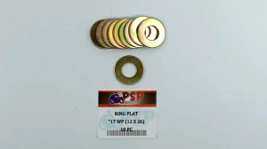 Ring Plat "17 (WP 12 X 26) Harga Per Pak isi 10 - Reng Plate Pelat Washer Kunci 17 Diameter 12mm x 26mm Tebal 16mm