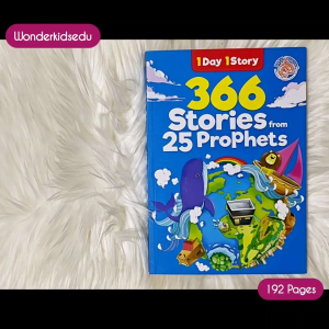 Wonderkidsedu 366 Stories From 25 Prophets English Islamic Story Book for Kids Children Story Young Readers