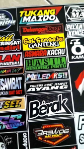STIKER KATA KATA | STIKER KATA KATA VIRAL | STIKER PACK | STIKER 1 LEMBAR | STIKER CROMO
