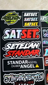 STIKER KATA KATA | STIKER KATA KATA VIRAL | STIKER PACK | STIKER 1 LEMBAR | STIKER CROMO