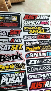 STIKER KATA KATA | STIKER KATA KATA VIRAL | STIKER PACK | STIKER 1 LEMBAR | STIKER CROMO