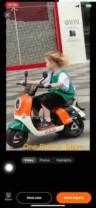 New arrival vespa kids ride on