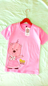 KFS 14 Atasan Baju Kaos Anak Perempuan Loopy Pororo Little Penguin