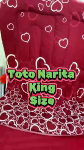 TOTO NARITA Murah BEDDING TILAM TEBAL NARITA HAMPARAN LAPIK ALAS TIDUR COTTON SAIZ KINGLEBUTTEBAL.