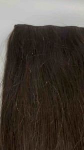 100% Human Hair 75g Hair Extension 5 clip For Ladies 21x60cm
