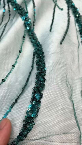 PROMO/DISKO:BAHAN KAIN TILLE/KEBAYA PENGANTIN FULL PAYET SROASKY PALING BAGUS MEWAH MOTIF TERBARU COCOK BUAT KEBAYA PENGANTIN DI JAMIN KUALITAS BAGUS 100%ORIGINAL DEKRIPSI ADA DI BAWAH👇