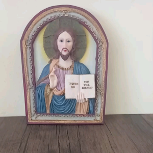 Pajangan Gantung Resin Rohani Katolik Kristen Jesus WPJ