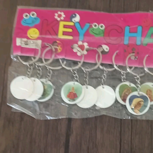 Gantungan Kunci Rohani Kristen Katolik Gambar Orang Kudus