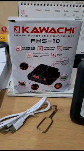 KAWACHI LAMPU EMERGENCY LED SOROT SOLAR PANEL LAMP FHS-10 10 WATT IP66 BAGUS BERKUALITAS TERBAIK
