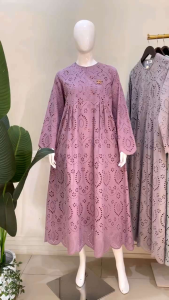 MIDI IMPORT KATUN BORDIR PREMIUM MIDI WANITA TERBARU BEST SELER