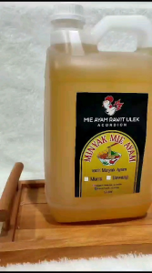 Minyak Lemak Ayam Murni 100% Halal Kemasan 5 Liter Untuk Aneka Masakan Chicken Shallot Oil For Cooking Premium Chicken Fat Oil Untuk MPASI